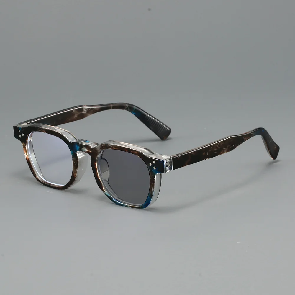 2026 Neu 1 Stück Lesebrille für Damen und Herren Modische Vielseitige Trendige Eckige Lesebrille Photochrom Anti-Blaulicht-Lesehilfe