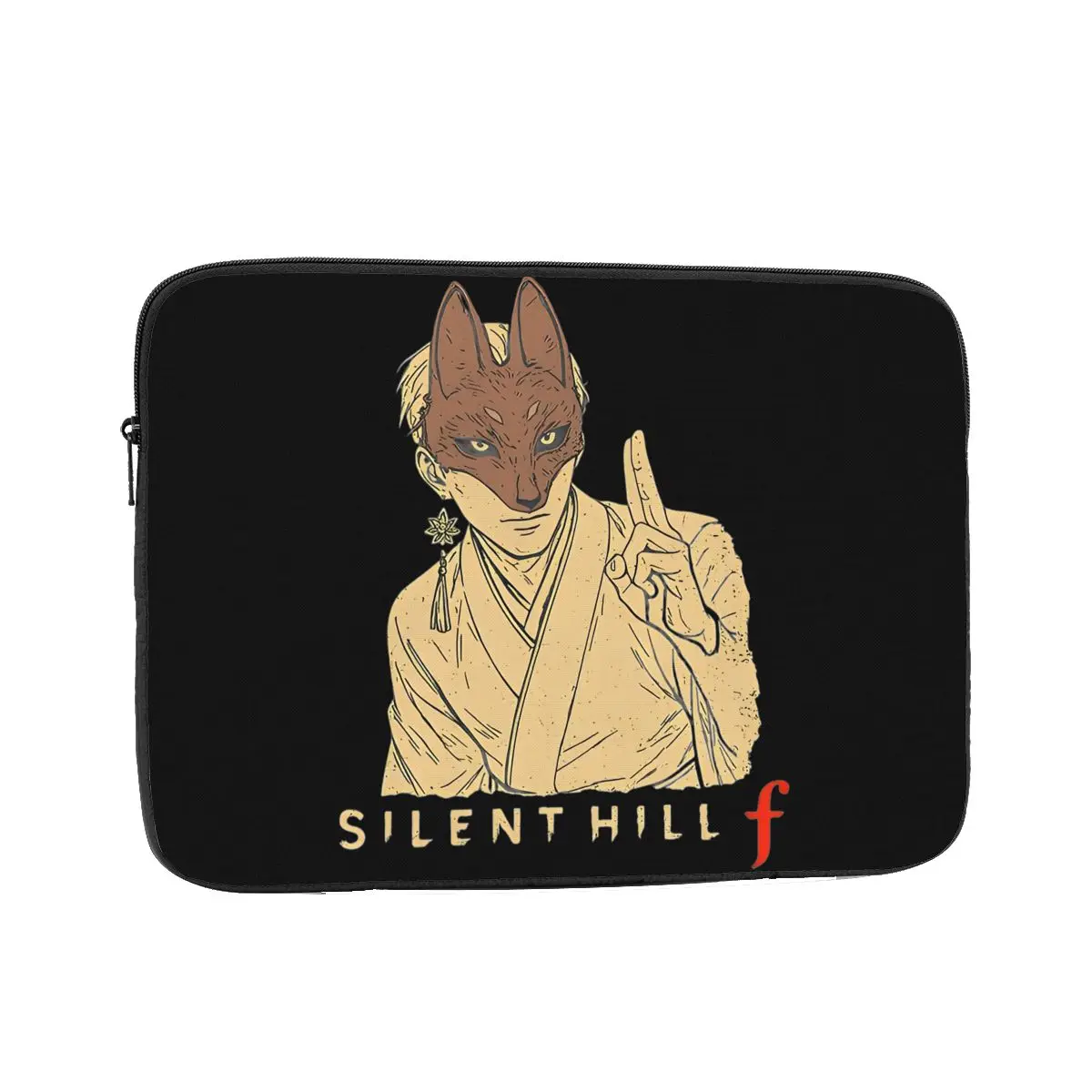 Laptop Liner Sleeve 10 12 13 15 17 Inch Notebook Bag Case Silent Hill F Fox Mask Horror Game Tsuneki Kotoyuki Shockproof Case