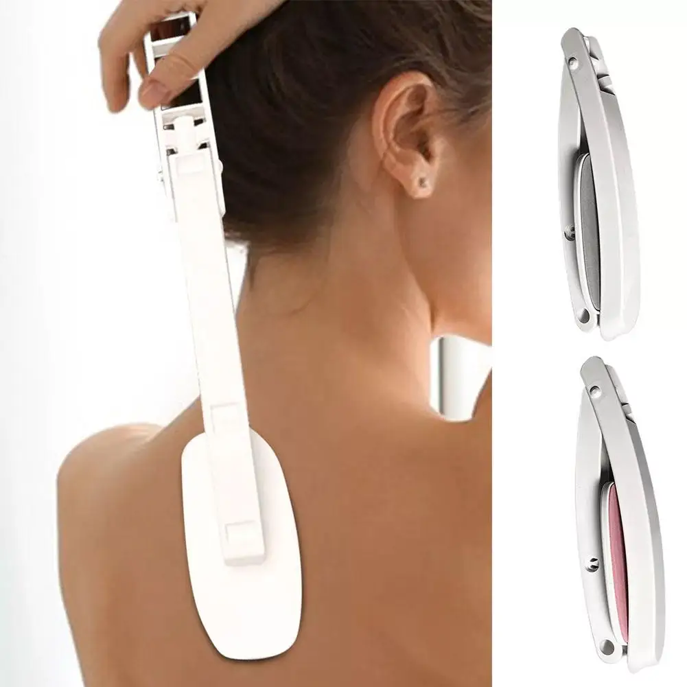 Back Applicator Sunscreen Ointment Applicator Foldable Long Handle Lotion Applicator For Back Self-Tanning Applies N2V2