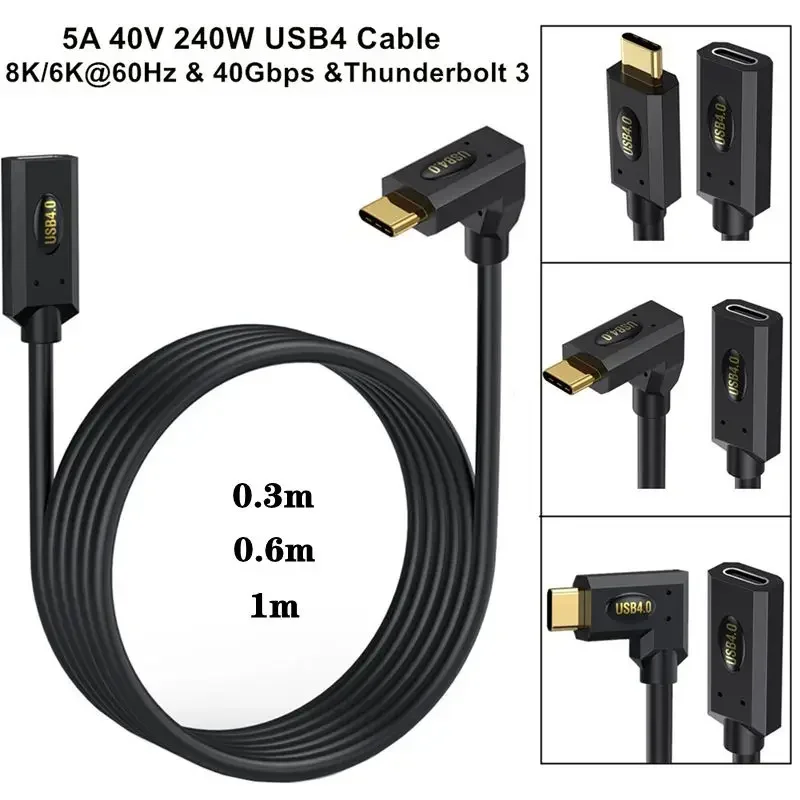 Usb 4.0 Type-C Male…