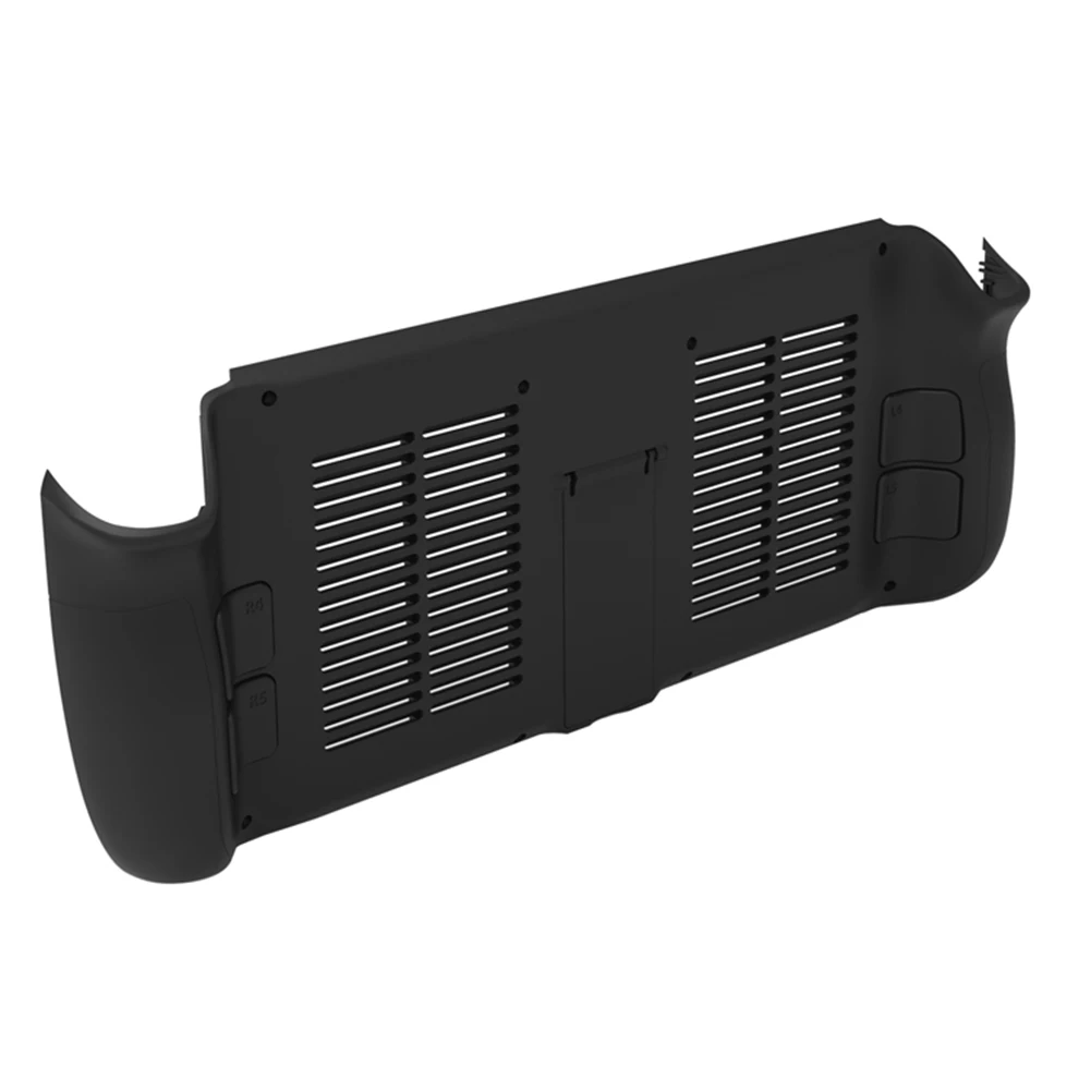 غطاء خلفي بلاستيكي مع براغي مفك براغي، غطاء خلفي لوحدة التحكم في الألعاب المحمولة مع ملحقات بديلة لدعم سطح البخار