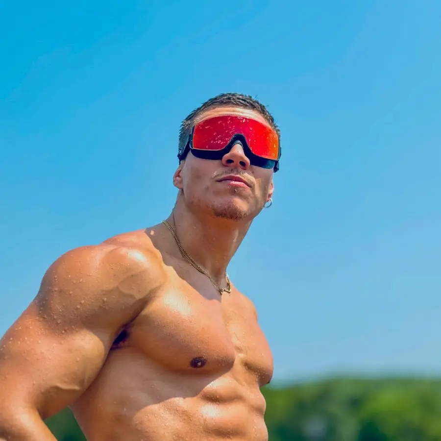 Frameless Ultralight Swim Goggle, AntiFog Nanotech Lens, 100 UV Protection, Surf, SUP, Jet Ski, Waterski, Open Water