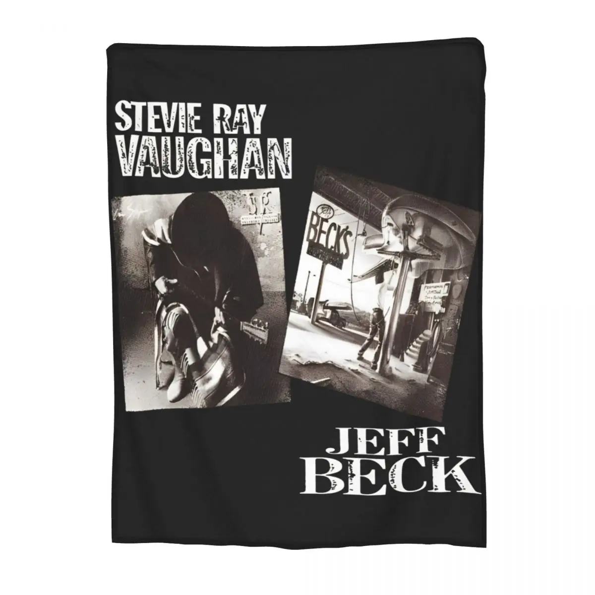 Stevie Ray Vaughan Legends Never Die Blankets Fleece Relax Super Soft Throw Blanket for Bedroom Bedding Throws