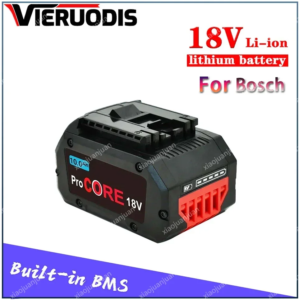 

For Bosch 18V 6.0AH 8.0AH 10.0AH Professional Cordless Tool BAT618 BAT609 GBA18V80 21700 Battery ProCORE Replacement Battery