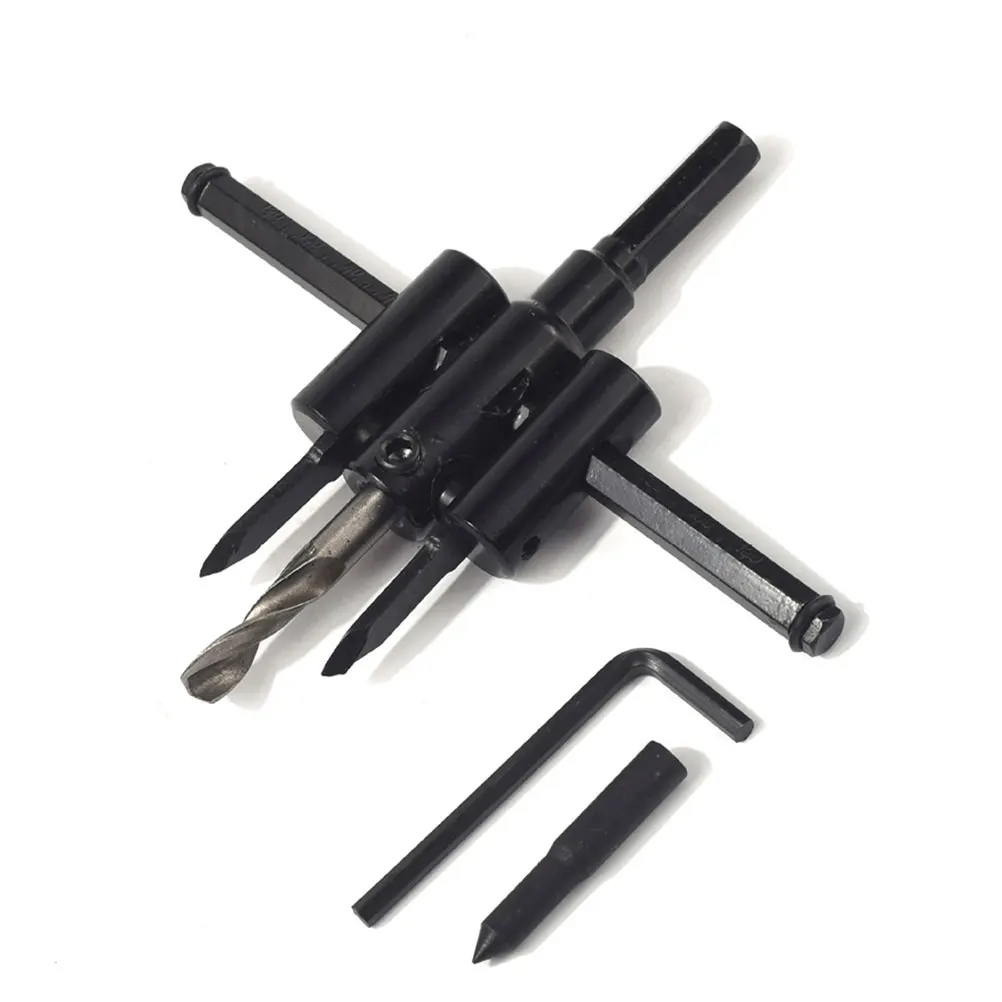 

30-200mm Alloy Hole Saw for Wood Plastic Gypsum DIY Speaker Light Woodworking Perforating Electric Drill Carpenter Bits