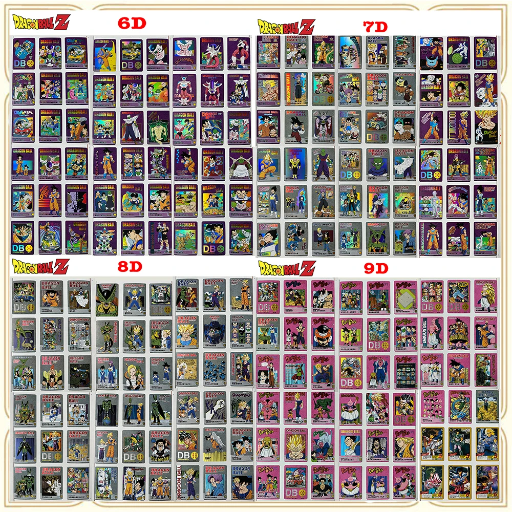 

54PC/Set Anime Dragon Ball DIY ACG Battle Poster Boys Game Toys Collectible Cards Christmas Birthday Gift Bulma Chichi Son Goku