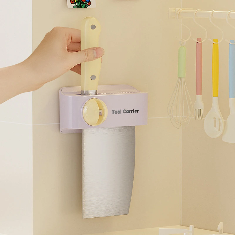 

Полка для кухонных ножей без дофамина, полка для кухонных ножей, стеллаж для хранения, домашняя настенная полка для хранения со встроенным точильным камнем