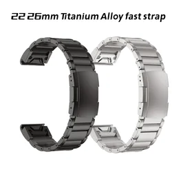 Runcool for Garmin 22mm 26mm Quickfit Titanium Straps Fenix 7X 7XPRO 6X 7PRO 7 6 Descent MK1 MK2 Epix Gen 2 Wristband