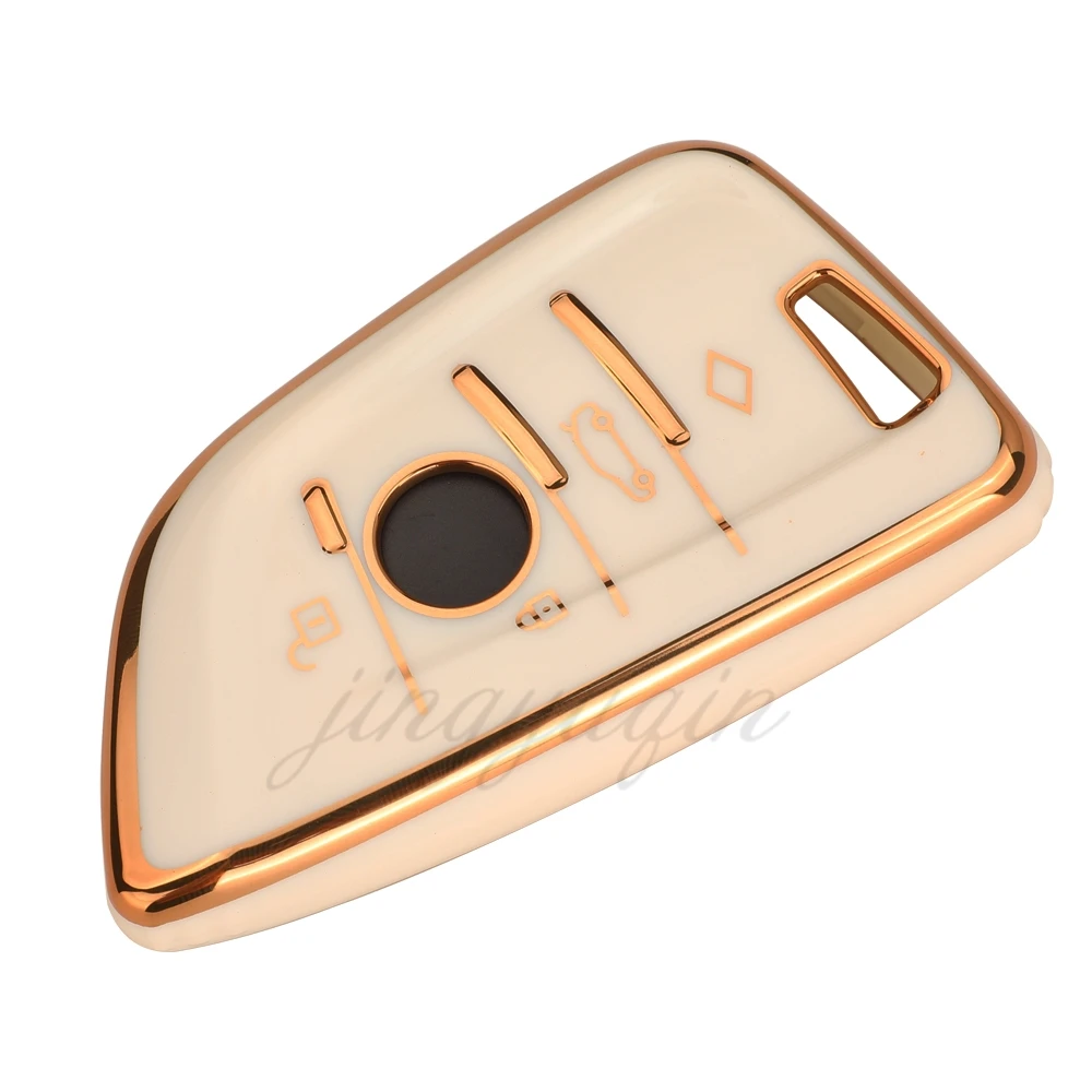 Jingyuqin Remote Key TPU Cover Case For BMW X1 X3 X5 X6 F30 F34 F10 F11 F20 F25 G20 G30 G01 G02 G05 F15 F16 1 3 5 7 M2 M3 M4