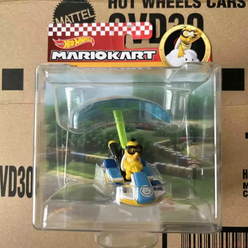 Hot New Wheels Premium The Super Mario Bros Movie Kart Wario Luigi Plumber Van Koopa Troopa Toad Donkey Kong Druckguss-Modellauto