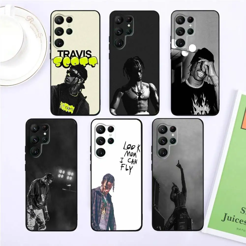 

T-Travis U-Utopia S-ScottS Phone Case For Samsung S25,S24,S23,22,21,Ultra,Pro,S10,S30Plus,20lite Black Cover