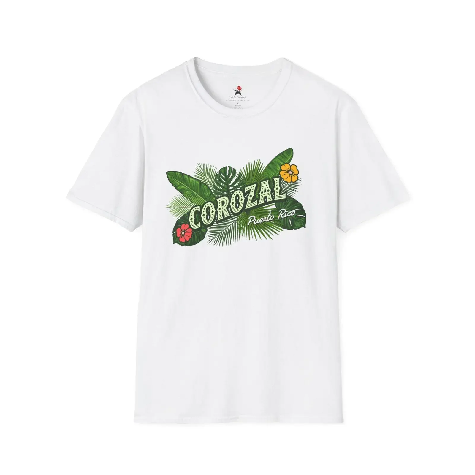 Corozal Puerto Rico T Shirt Island Florals town Rican gifts The of Enchantment PR vintage Washed graphic fashion Stretched