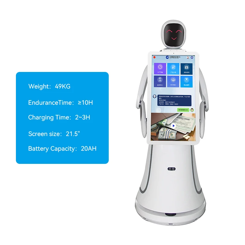 Intelligent Corporate Reception Facial Recognition Voice Interaction Robot for Commercial Facilities Conference Halls Museums