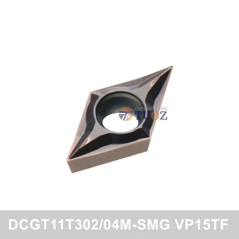 

Original DCGT11T302M-SMG DCGT11T304M-SMG VP15TF Carbide Inserts DCGT Turning Tools Stainless Steel, Metal Cast Iron, Universal