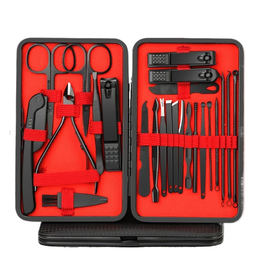 Conjunto de cortador de unhas conjunto conveniente ferramentas de beleza cortador de unhas manicure aparador de unhas faca de pedicure faca de descascar orelha manicure