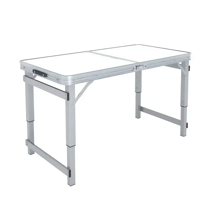 for Aluminum Alloy Folding Table Outdoor Portable Camping Picnic Desk with Stool Lightweight Compact Design  Travel Hiking