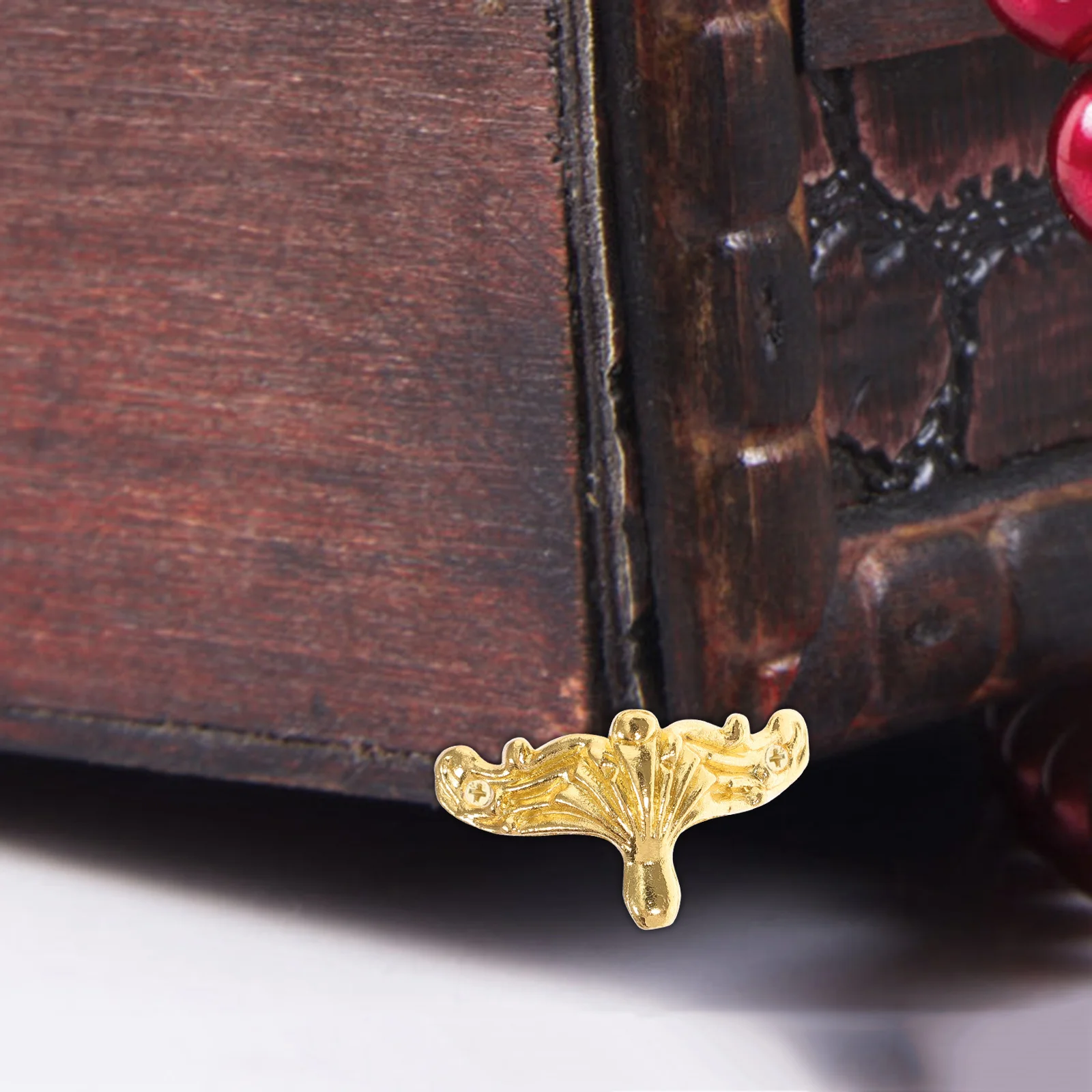 

25pcs Jewelry Box Feet Decorative Corner Protectors For Wooden Chests Easy Install Replacement Legs Hardware Accessories Bun