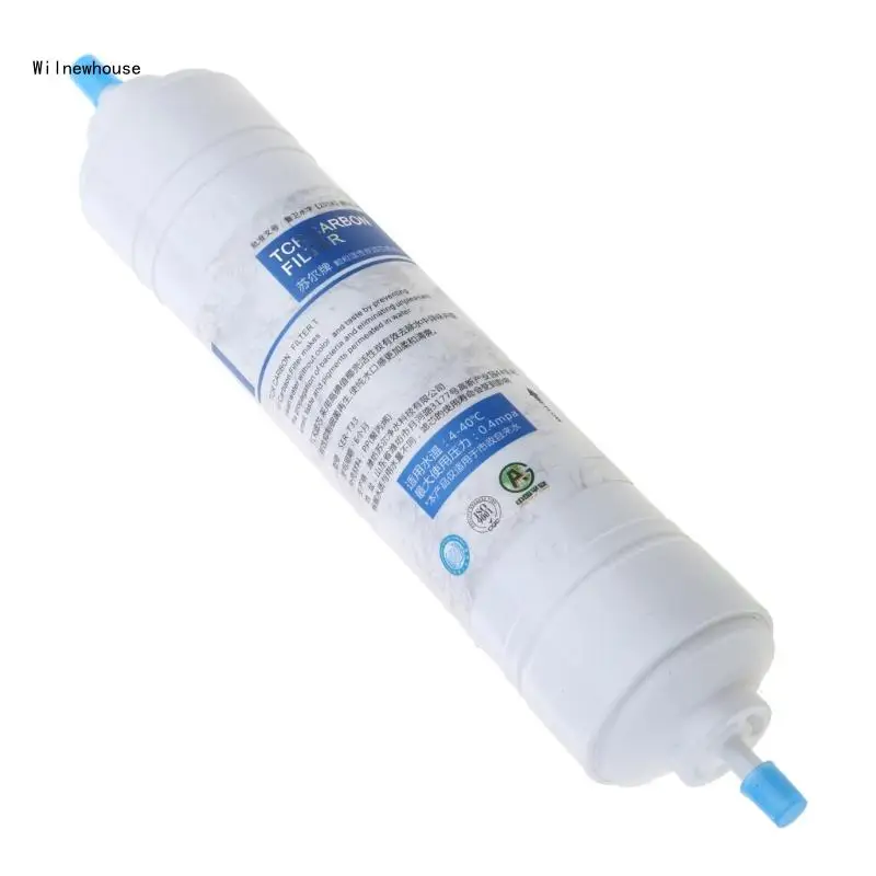 Activated T33 Carbon Post Water Filter Cartridge 10 inch Smell Remover with 2pcs Quick Connection Fittings Dropship