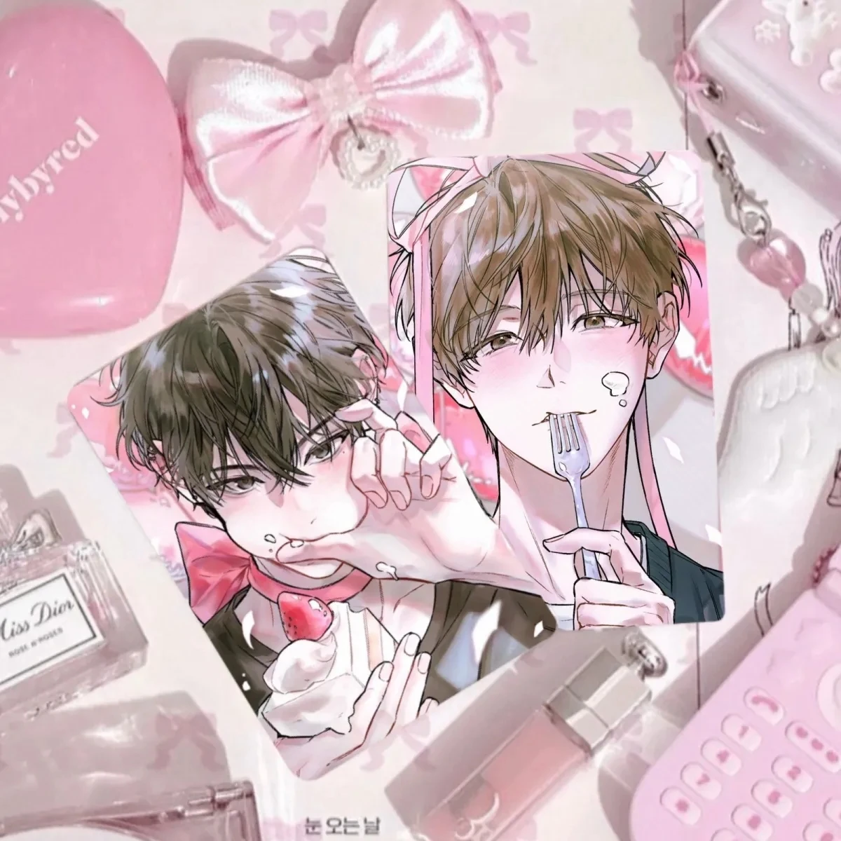 

Bjalex Anime Small Card 3inch Photo Cards LOMO Card Photocard for Fans Collection Friends Gift Diy Bookmark Hand Account Cos