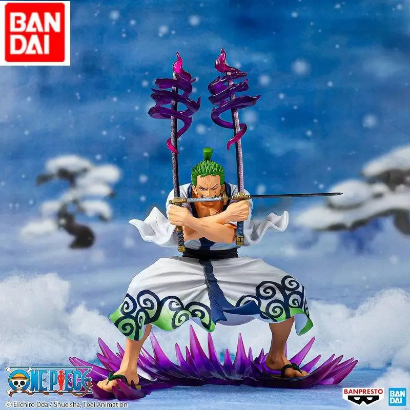 Bandai Banpresto Stuk DXF Luffy Ace Zoro Dracule Mihawk Edward Newgate Figuur Model Anime Pop Speelgoed Kid Gift Desktop Ornamenten