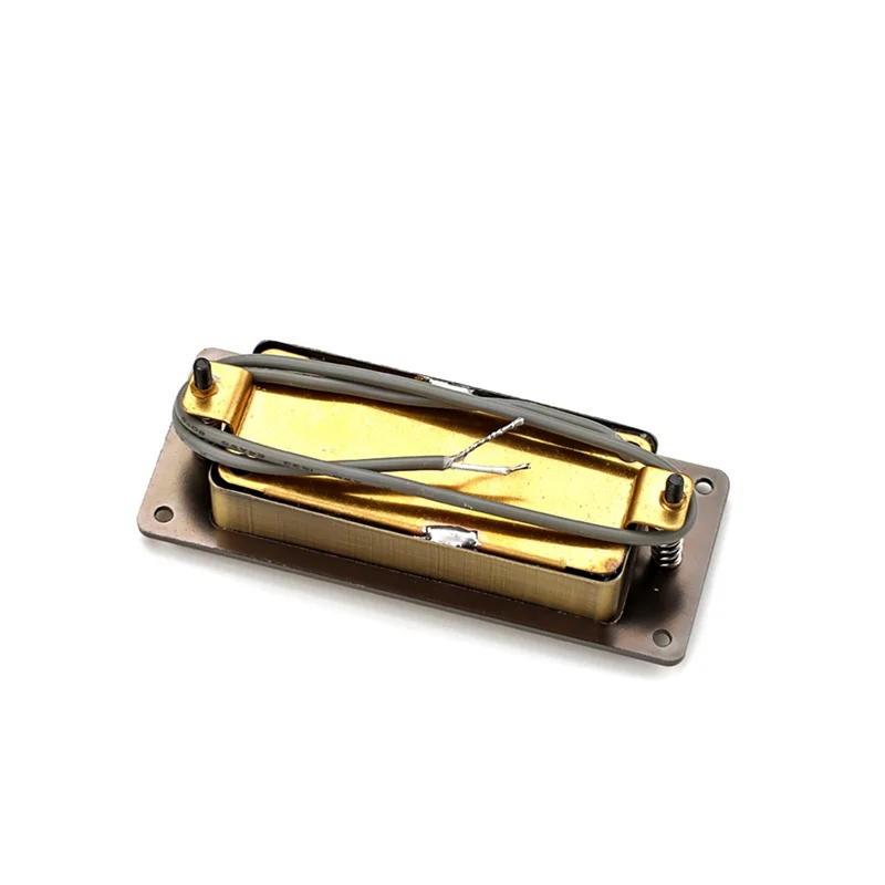 

RTENTE-Sealed Mini Humbucker Double Coil Pickup For Electric Guitar Bronze Vintage Bronze Small LP Style Pickup With 2-Core