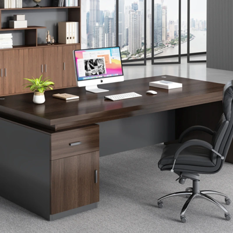 

Executive Modern Office Desks Reception Luxury Writing Desktop Office Desks Laptop Storage Tisch Oficina Furniture WN50OD