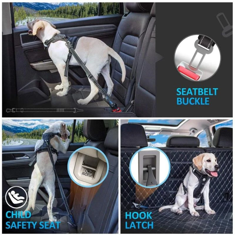 Thumbnail 3 - #35 Latest Dog Seat Belt Harness Offers
