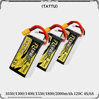 TattuNewR-Line Version 3.0 V3 1050/1300/1400/1550/1800/2000mAh 120C 4S 6S 4.2V Lipo Battery w/ XT60 Plug for RC FPV Racing Drone