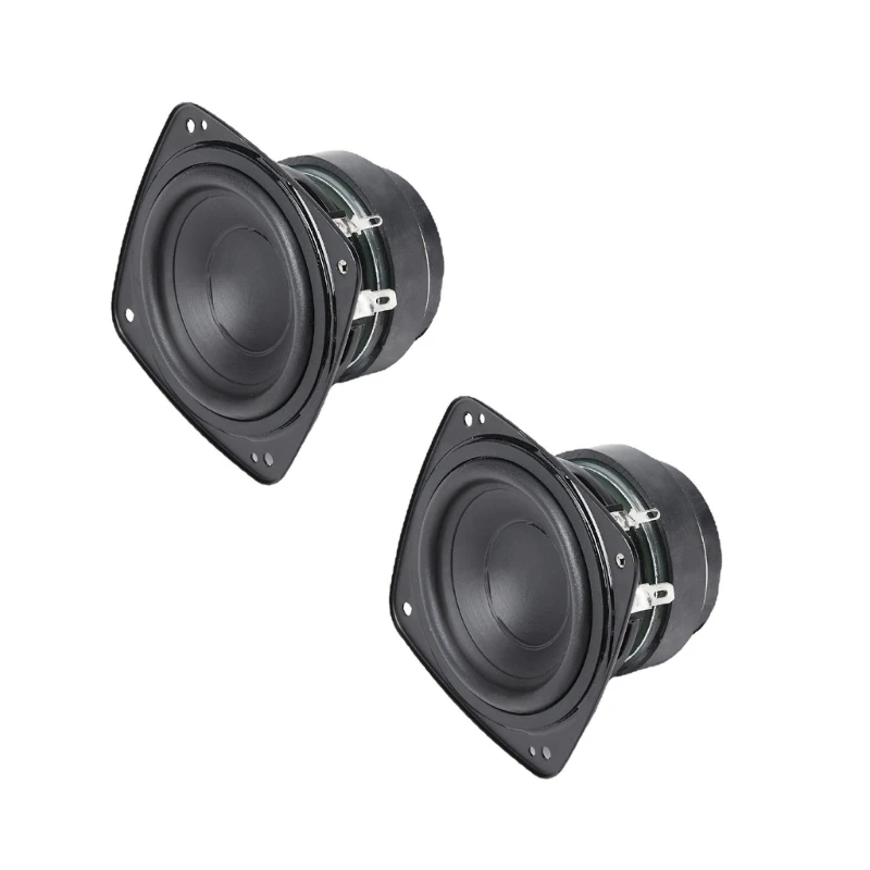 Music 81mm 4Ohm 25W Full Ranges Speaker Rubber Side NdFeB Portable Loudspeaker Sound Theater