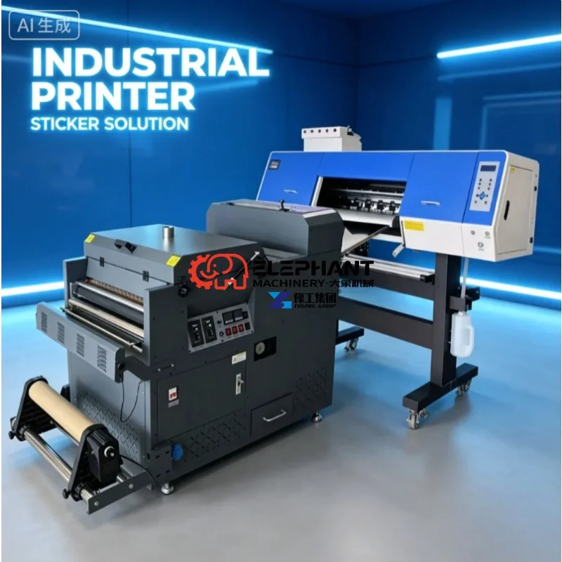 S7070 A1 Digital DTF Printer 60CM Head Semi-Automatic Multicolor Inkjet PET Film Powder Shaker New Condition 1 Year