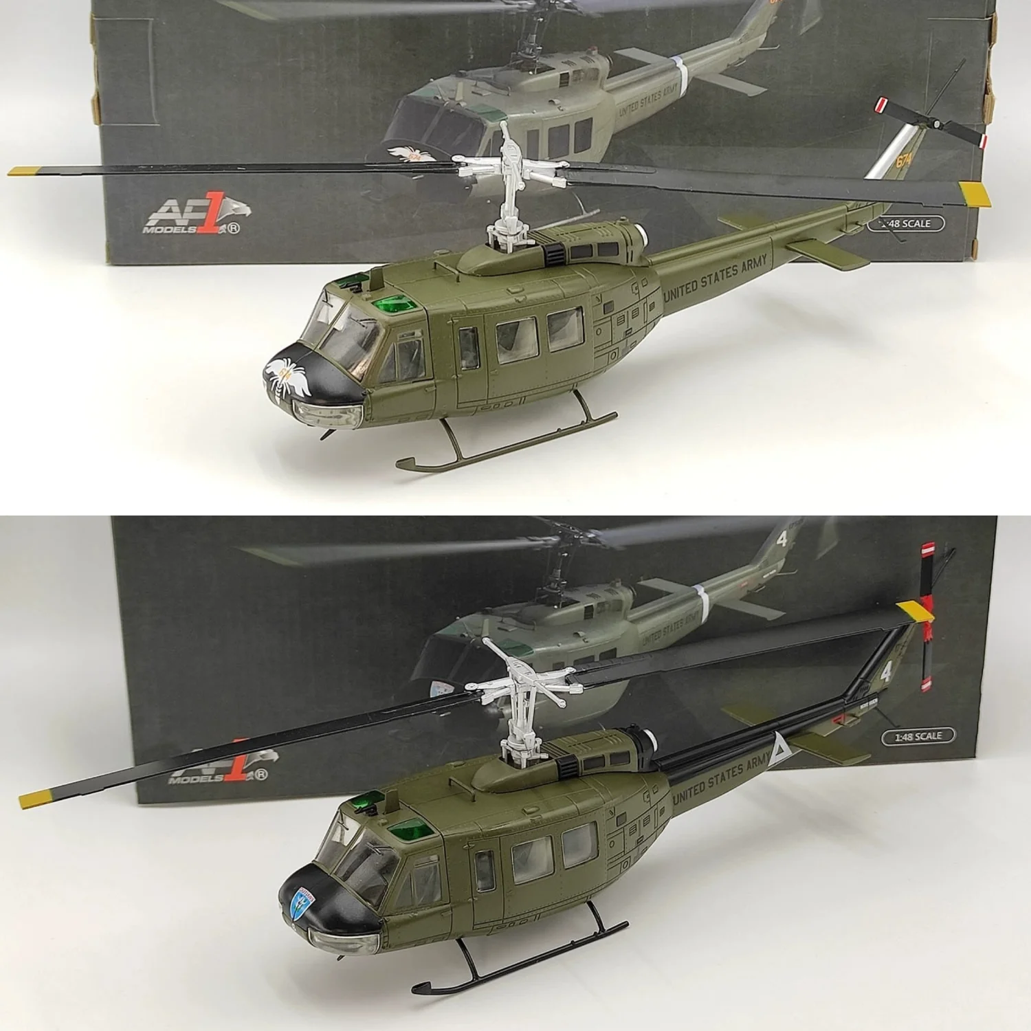 Diecast AF1 1/48 Scale Helicopter Alloy Aircraft Model
