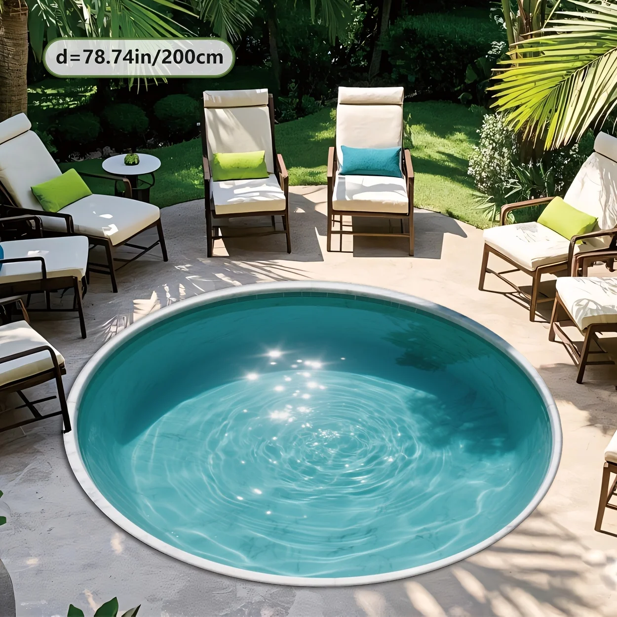 Soft Poolside Round… - image
