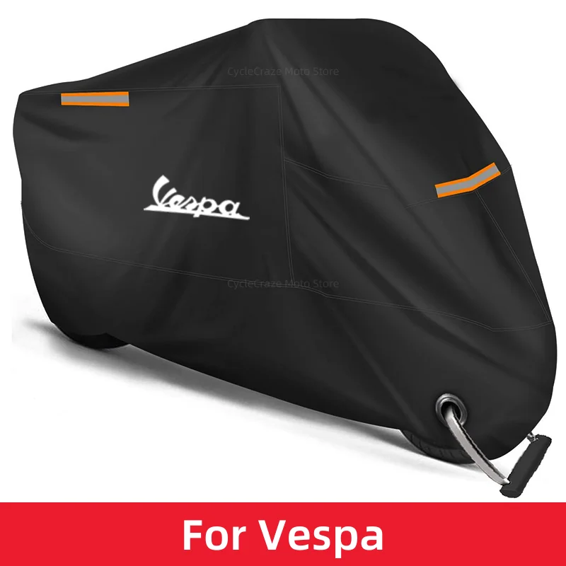 Waterproof Motorcycle Cover for Vespa LX LXV Sprint GTS GTV 50 150 250 300 300ie Outdoor Scooter UV Protector Dust Rain Jacket