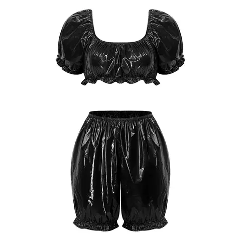 INSCRIRE Fake Leather Bloomers ブルマ 38 LEATHER BLOOMERS WITH