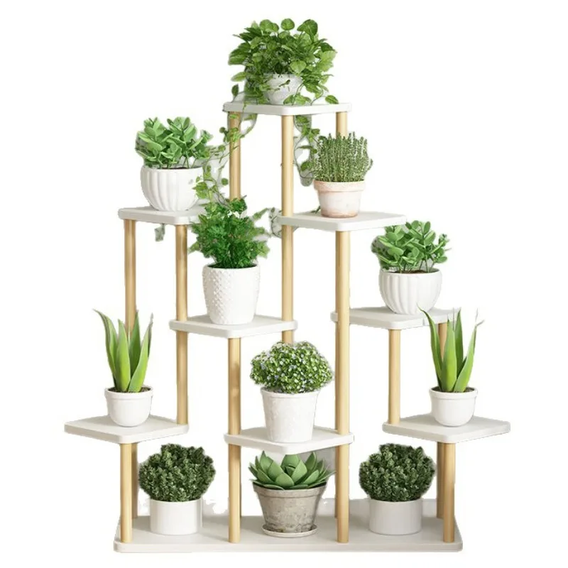 

Flower rack indoor household floor-to-ceiling simple balcony plant light luxury flower pot rack