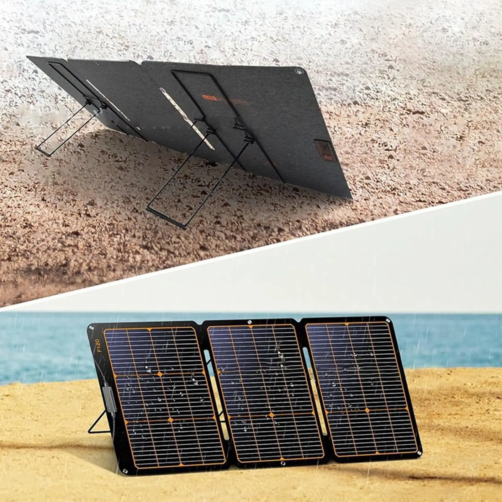 Solar Panel Bracket Lightweight Panel Mobile Rack Solar Panel Holder Foldable Carbon Steel Holder Photovoltaic Panel Accessories