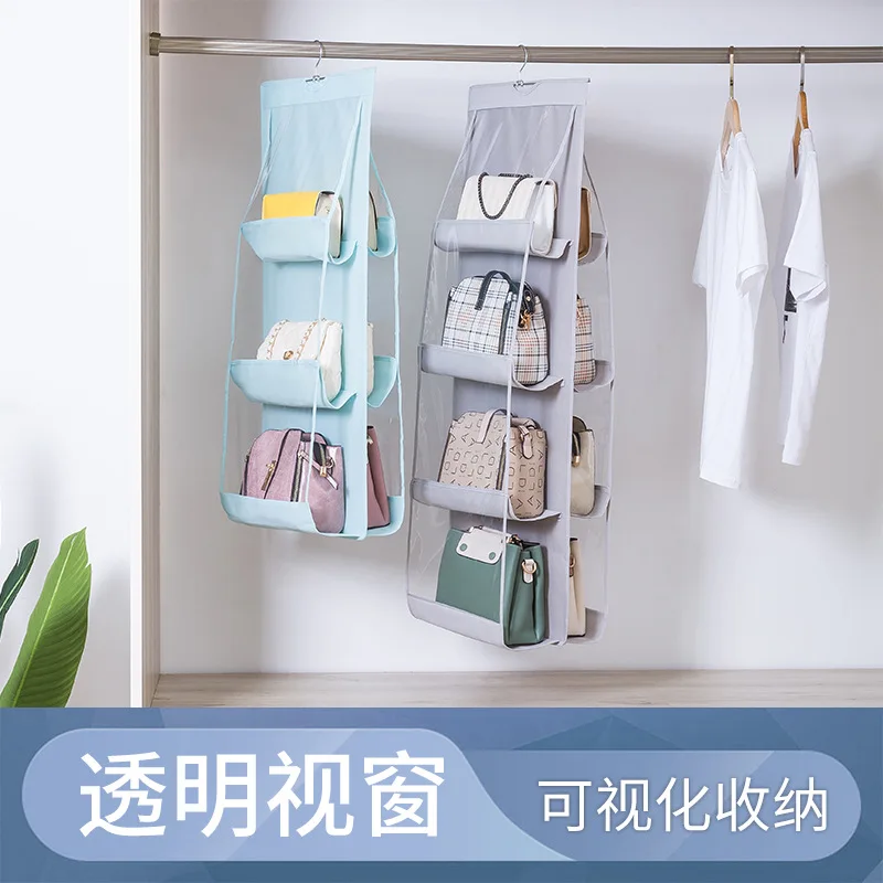 Bag Storage Hanging Bag Hanging Fabric Artist Household Wardrobe Hanging Clothes Kitchen Storage Rack