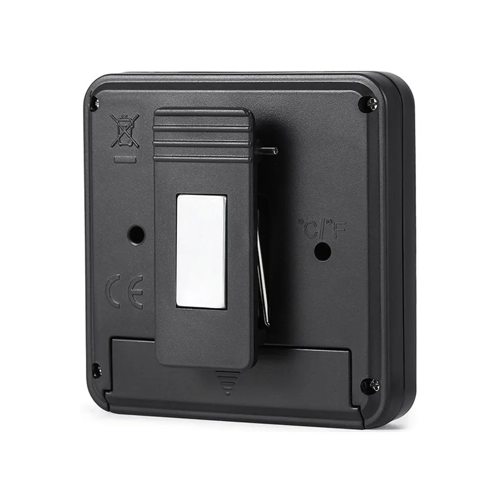 

1 set Large Lcd Digital For Reptile Terrarium Indoor Outdoor Temperature Humidity Monitor Lizard Gecko Snake Turtle Black