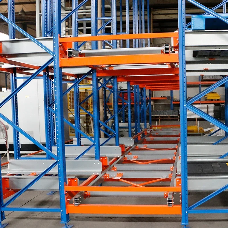 One-Stop-Lösung AGV Gabelstapler RGV Radio Shuttle Stack Rack Stahl Lagerregale Ausrüstung Lagerregalsystem