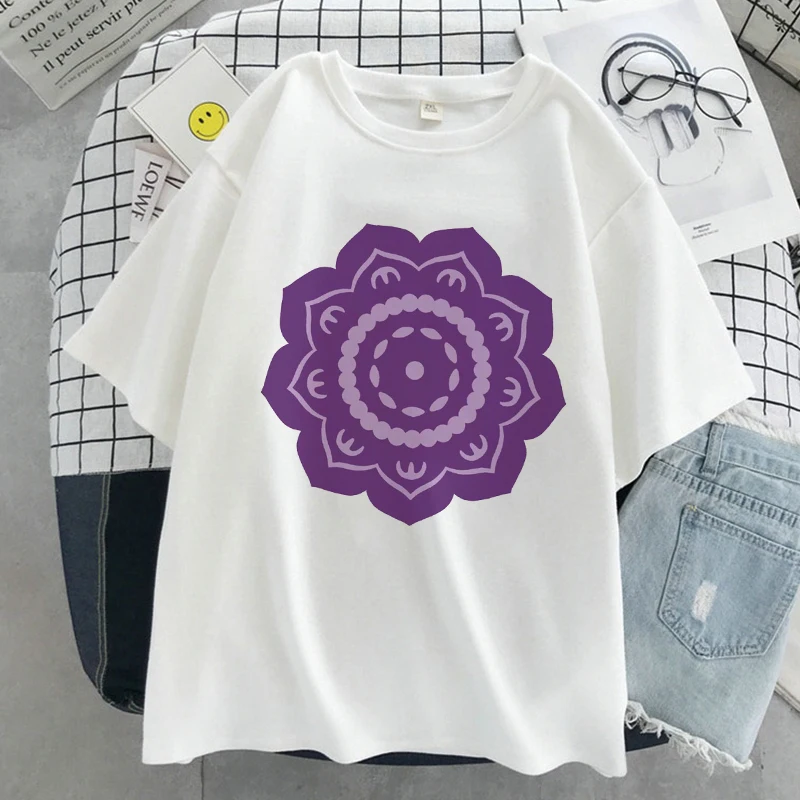 Mo Dao Zu Shi Print T-shirt Female Harajuku Aesthetic White Tops Casual Loose Tops 2022 New Summer Fashion Y2k Lady Tee