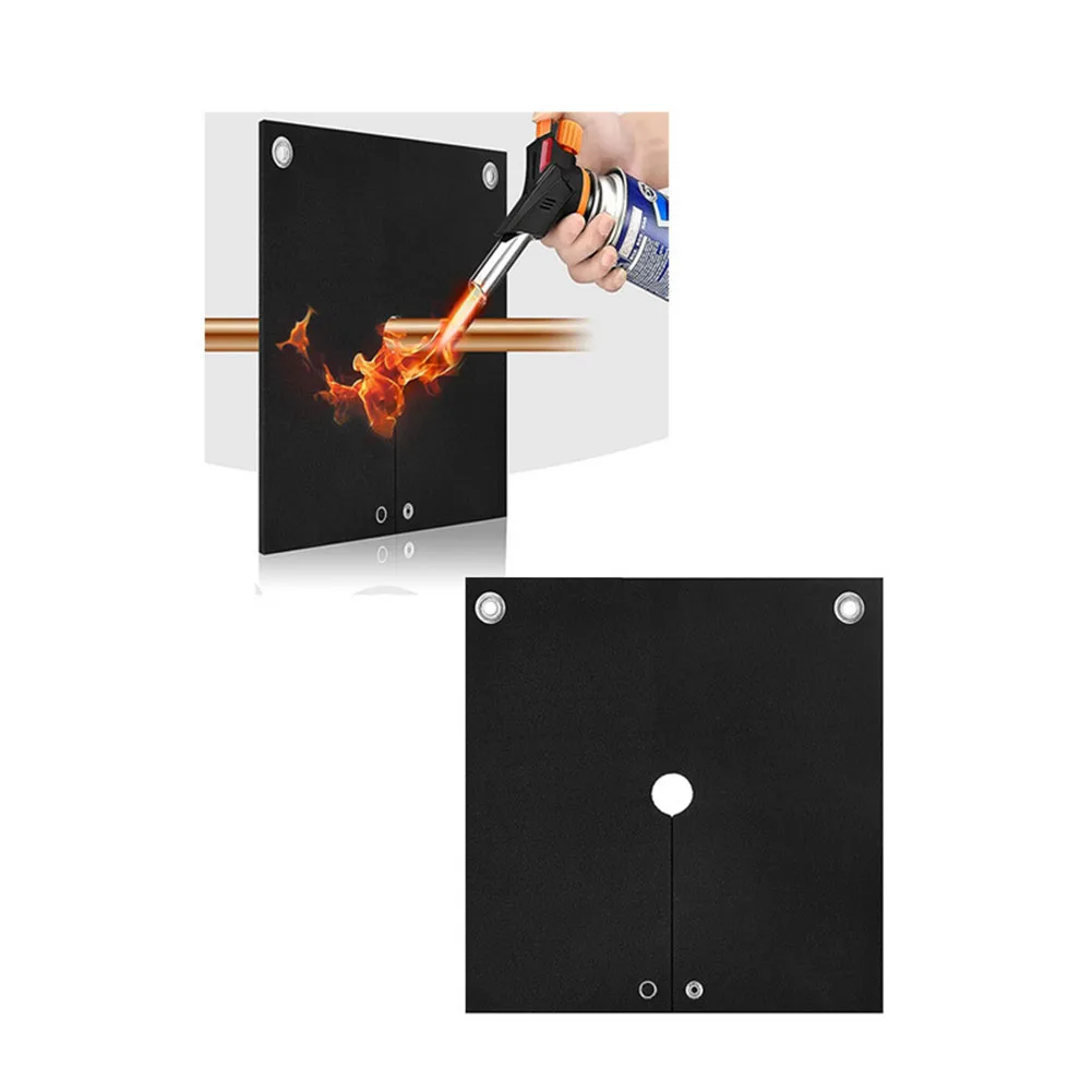 1pcs Welding Heat Shield Mat  For Soldering Copper Pipe Flame Protector Pad Protective Sheet Insulation Welding Protect Blanket