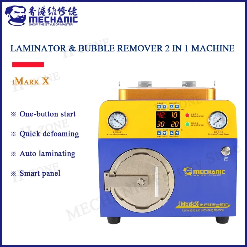 MECHANIC Imark X Intelligent laminator bubble remover 2 IN 1 machine for LCD/straight screen For IPhone HUAWEI OPPO repair