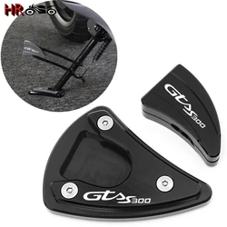 New Motorcycle Accessories Kickstand Foot Side Stand Enlarger Support Plate Extension Pad For VESPA GTS300 Super Sport GTS 300