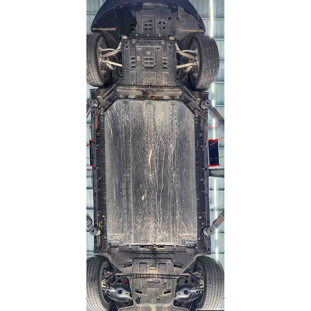 For Leapmotor C01 2023-2024 525KM Manganese Steel Protective Plate For Motor Front And Rear Battery Circuit Chassis Guard Board