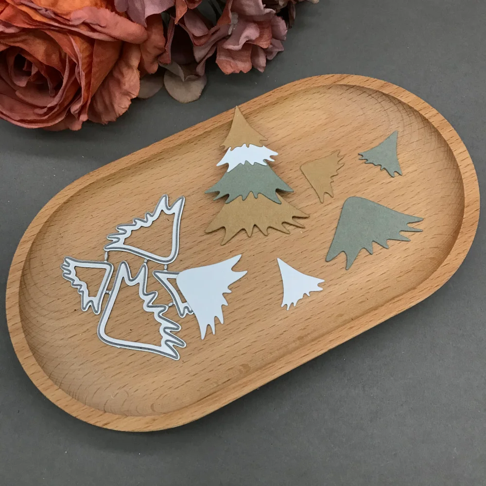 

Pile of Trees Metal Cutting Dies Stencils For DIY Scrapbooking Decorative Embossing Handcraft Die CutsTemplate
