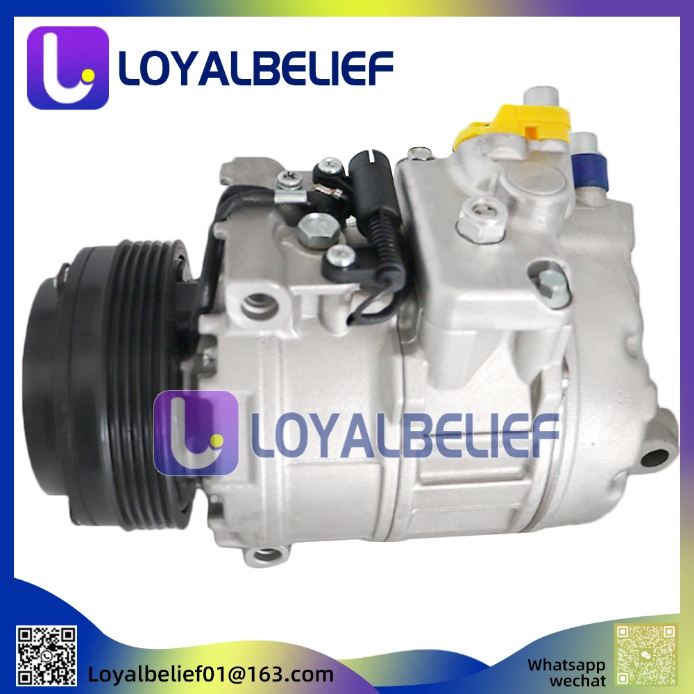 7SBU16C AC Compressor For BMW X5 E53 X5 3.0d 64526915388 64526918000 64526916232 6918000 64526936883 447220-8027