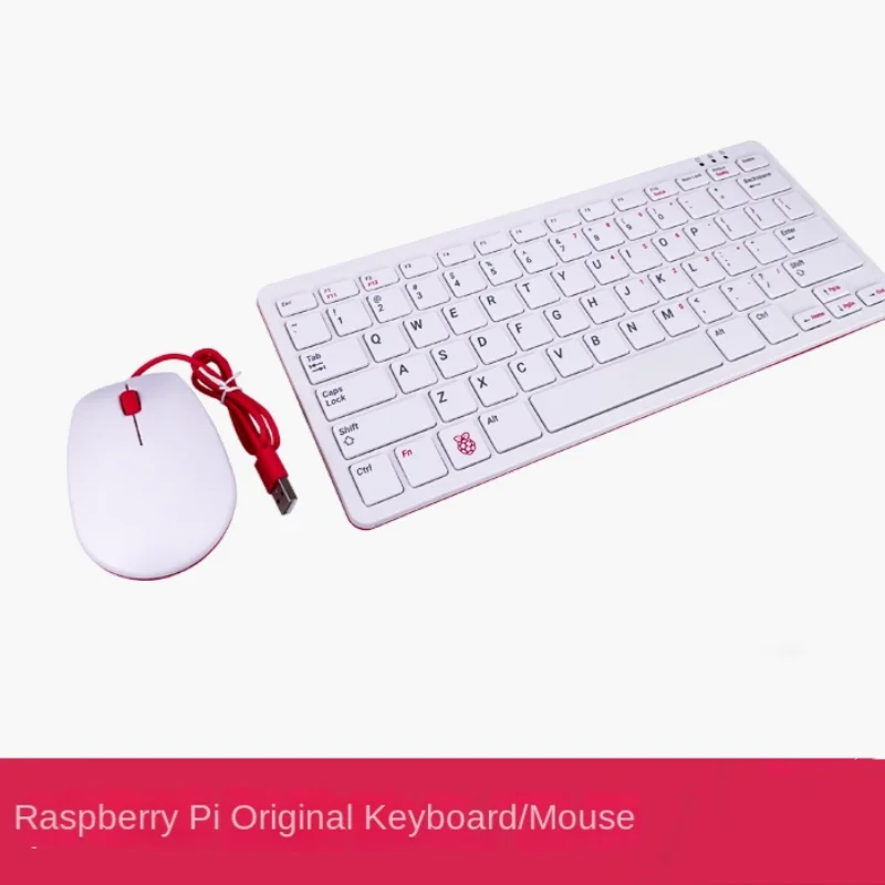

Raspberry Pi keyboard mouse Raspberry Pi official keyboard mouse integrated HUB function red and white keyboard US + mouse