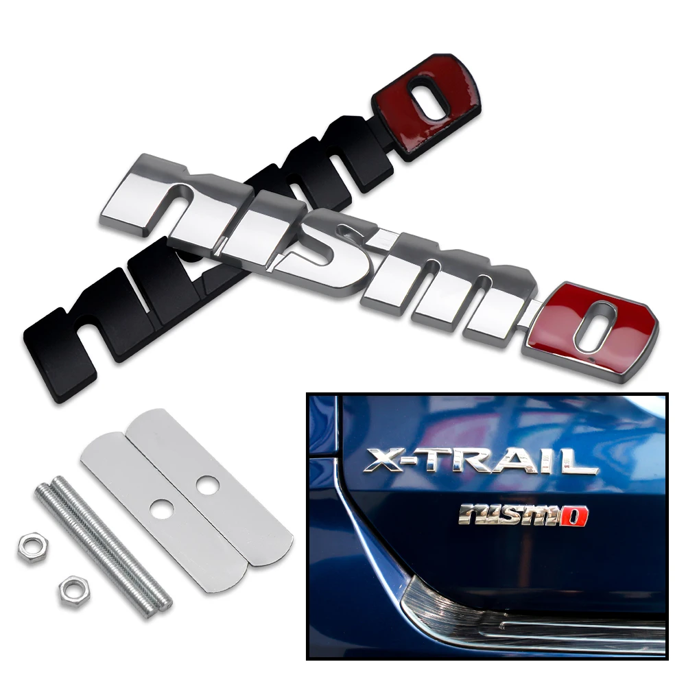 Auto Voor Achter Staart Kofferbak Bumper R R-lijn Emblem Stickers Voor Nissan Nismo Juke Serena Versa Micra 350Z 370Z Armada Kicks