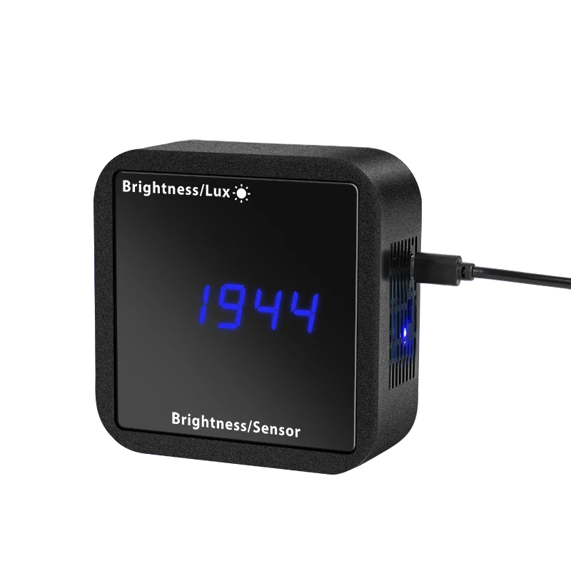 3-in-1 Tuya ZigBee Light Sensor with Temperature and Humidity Display  Smart Home Linkage Smart Brightness Sensor