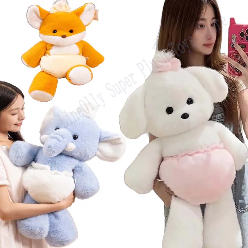 

45-60cm Soft Lovely Big White Dog Plushi Toys Kawaii Stuffed Animals Super Cute Puppy Dolls Babys Appease Pillow for Girls Gifts